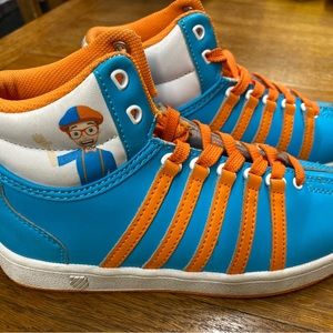 K Swiss limited Edition Blippi tennis shoes- size 3  Boys/ Girls.